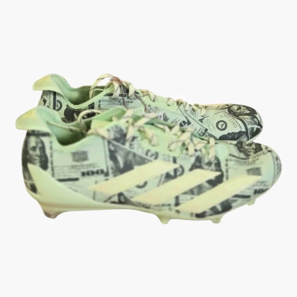 Size 15 - adidas adizero Electric ll Currency Men's Football Cleats JQ3980 New